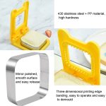 Quadratische Sandwich-Form aus Edelstahl, DIY-Toast-Sandwich-Brotschneidemaschine – Bild 5