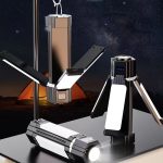 Outdoor-Camping-Licht, zusammenklappbare Beleuchtung, aufhängbare Arbeitslichter, multifunktionale Notlichter, 3000mAh