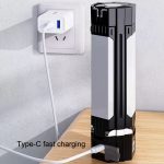 Outdoor-Camping-Licht, zusammenklappbare Beleuchtung, aufhängbare Arbeitslichter, multifunktionale Notlichter, 3000mAh – Bild 4