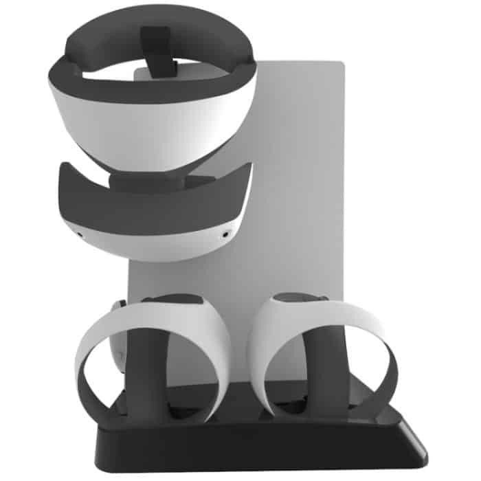 Für PSVR2 / PS5 Gamepad Sitz Ladegerät mit Display Licht Multifunktionale Wärmeableitung Basis – Bild 3