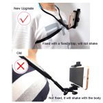 TUYU Kamera-Halshalter, Handy-Brustgurthalterung für Videoaufnahmen // POV, Standard (Black), Standard (Blue), With Phone Clip (Black), With Phone Clip (Blue), Vertical Shooting (Black), Vertical Shooting (Blue), Vertical +Phone Clip (Black)... – Bild 8