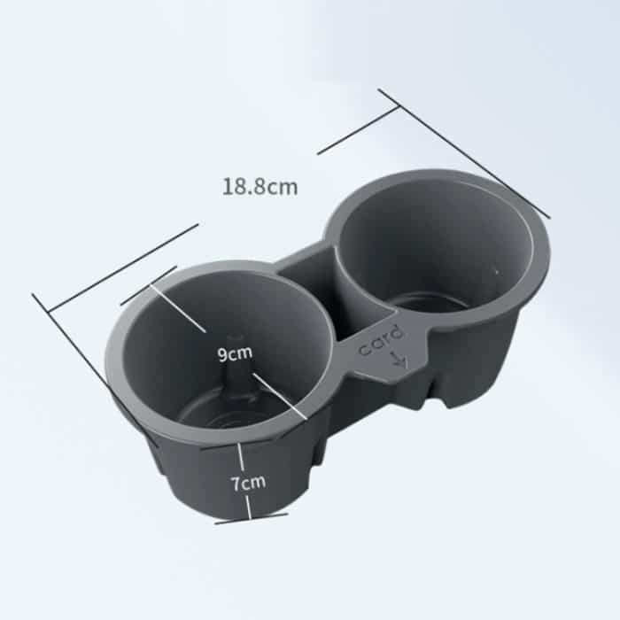 Für Tesla Model3/Y Central Control Storage Silikon-Becherverschluss, Silicone Cup Stopper(Grey), Silicone Cup Stopper(Blue), Silicone Cup Stopper(Black) – Bild 3