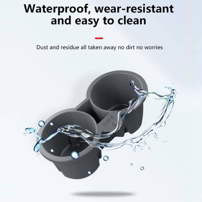 Für Tesla Model3/Y Central Control Storage Silikon-Becherverschluss, Silicone Cup Stopper(Grey), Silicone Cup Stopper(Blue), Silicone Cup Stopper(Black) – Bild 4