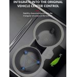 Für Tesla Model3/Y Central Control Storage Silikon-Becherverschluss, Silicone Cup Stopper(Grey), Silicone Cup Stopper(Blue), Silicone Cup Stopper(Black) – Bild 6