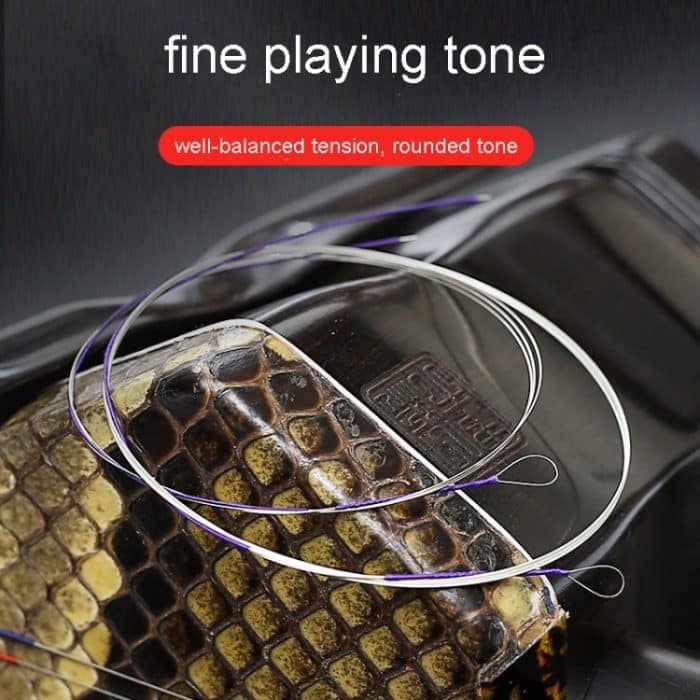 Satz Erhu-Saiten in Konzertqualität mit versilbertem Kupferdraht umwickelt, Alice AT11 – Bild 4