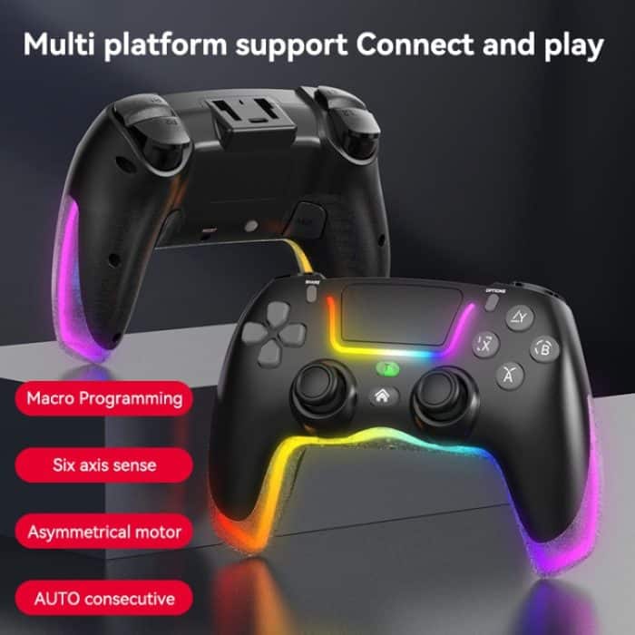 Für PS4 Dazzle Color Light Kabelloser Bluetooth-Griff – Bild 3