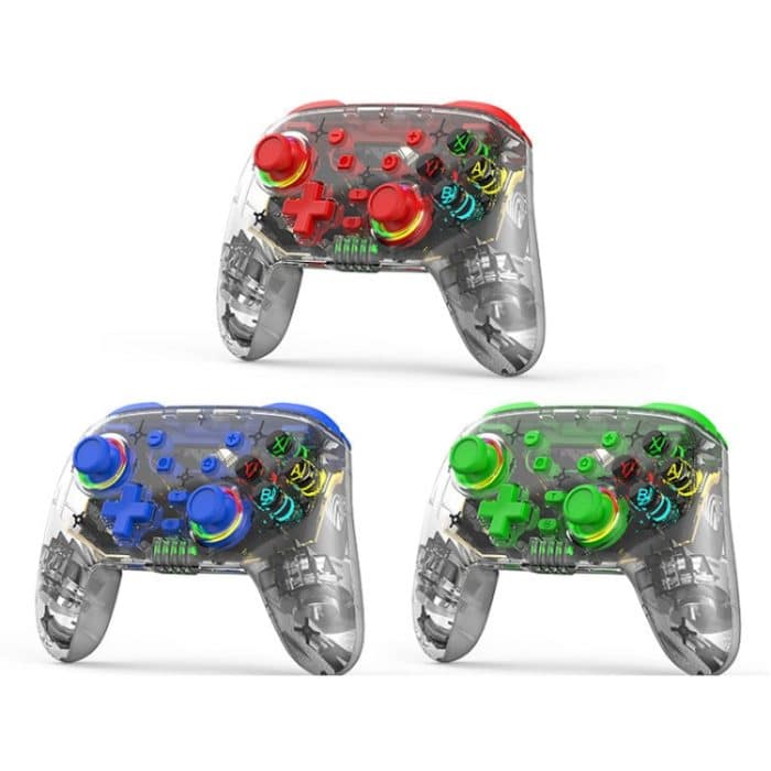 Für PS3 / PS4 Dual Vibration Wireless Gamepad mit RGB-Lichtern, S10 (Red), S10 (Blue), S10 (Green) – Bild 2