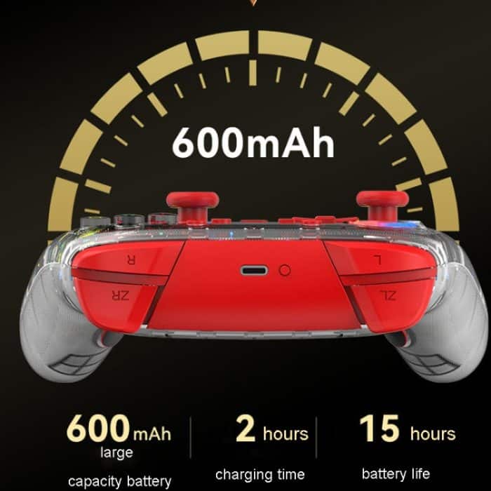 Für PS3 / PS4 Dual Vibration Wireless Gamepad mit RGB-Lichtern, S10 (Red), S10 (Blue), S10 (Green) – Bild 9