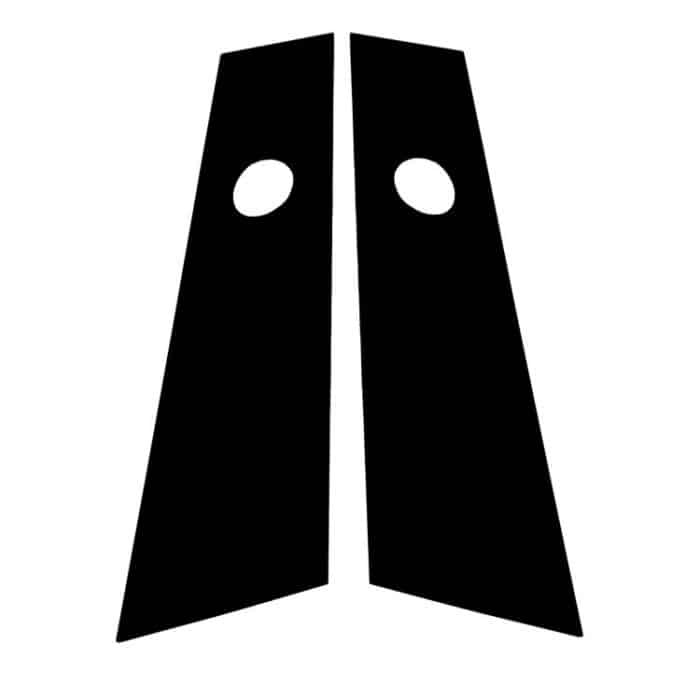 Für Tesla Model 3 2023–2024, 2 Stück/Set, dekorativer B-Säulen-Aufkleber für Links- und Rechtsantrieb – Bild 1