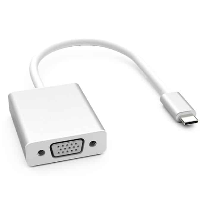 USB-C/Typ-C zu VGA HD Konverter 1080P Laptop Anschluss Display Handy Gleiche Bildschirmlinie – Bild 2