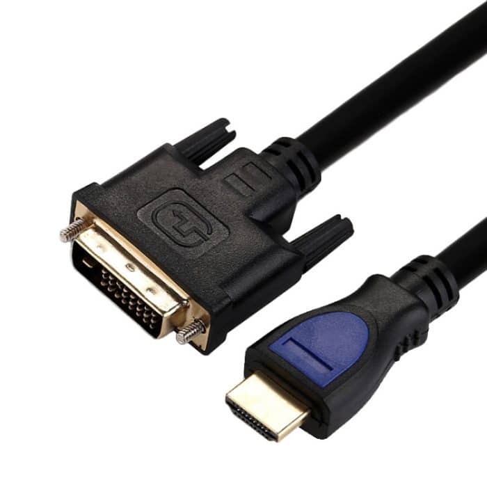 3 m langes HDMI-auf-DVI-24+1P-1080P-Zwei-Wege-HD-Kabel zum Anschluss des Computers an den Monitor – Bild 1
