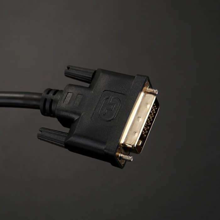 3 m langes HDMI-auf-DVI-24+1P-1080P-Zwei-Wege-HD-Kabel zum Anschluss des Computers an den Monitor – Bild 3