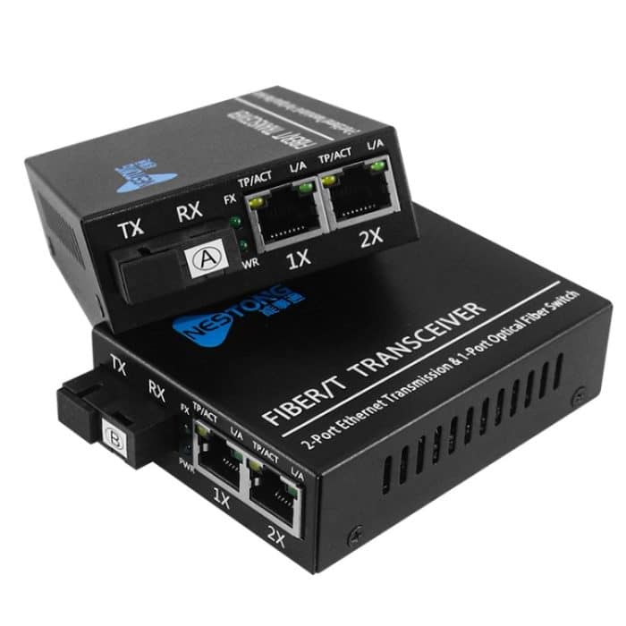 NESTONG 100M Singlemode-Glasfaser-Transceiver POE Photoelektrischer Konverter, CN-Stecker – Bild 2