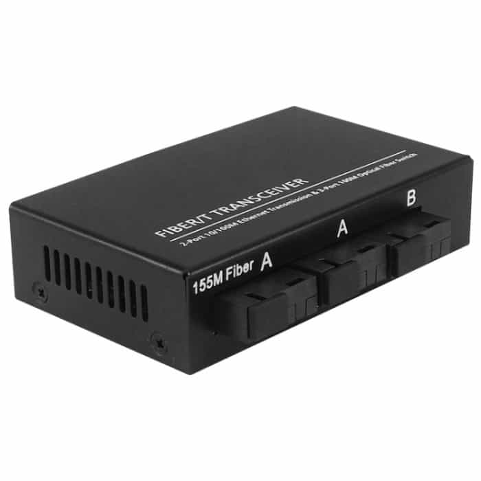 3 Glasfaser-Ports und 3 LAN-Ports, 10/100 Mbit/s Ethernet-Switch, Glasfaser-Switch – Bild 3