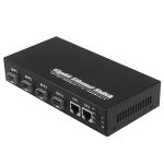 2 x 10/100/1000 RJ45-Port und 4 x 1000M SFP-Port-Glasfaser-Switch – Bild 4