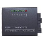 2 Glasfaser-Ports und 4 LAN-Ports, 10/100-M-Ethernet-Switch, Glasfaser-Switch – Bild 4