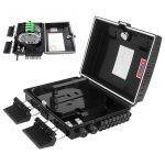 FTTH-Verteilerkasten mit 16 PLC-Splitter bietet Platz für bis zu 16 Teilnehmer-Drop-Kabel