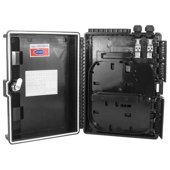 FTTH-Verteilerkasten mit 16 PLC-Splitter bietet Platz für bis zu 16 Teilnehmer-Drop-Kabel – Bild 3