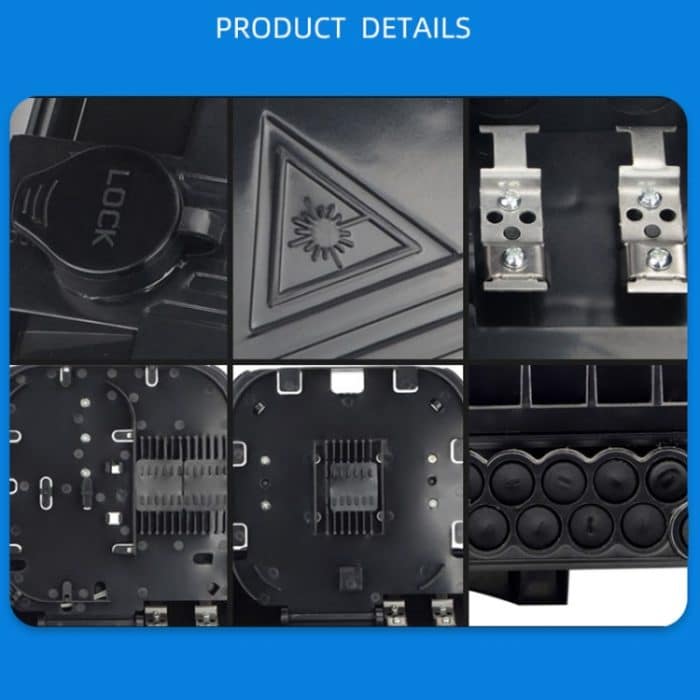 FTTH-Verteilerkasten mit 16 PLC-Splitter bietet Platz für bis zu 16 Teilnehmer-Drop-Kabel – Bild 8