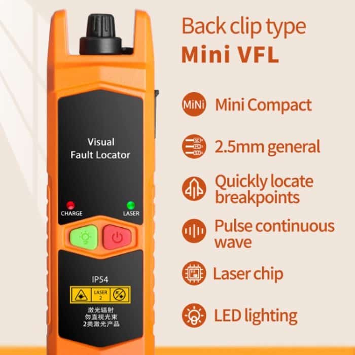 10–30 mW Glasfaser-Rotlichtstift + optisches Leistungsmessgerät (-70 + 6 dBm). – Bild 3