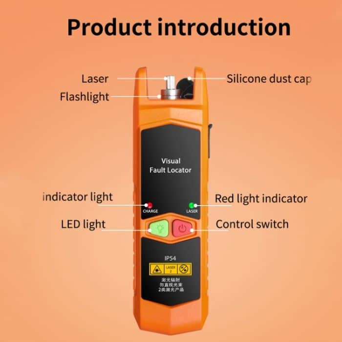 10–30 mW Glasfaser-Rotlichtstift + optisches Leistungsmessgerät (-70 + 6 dBm). – Bild 6