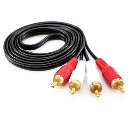 Doppeltes Lotus-Audiokabel, RCA-Zwei-zu-Zwei-Leistungsverstärker-Audiokabel, 1.5m, 3m, 5m
