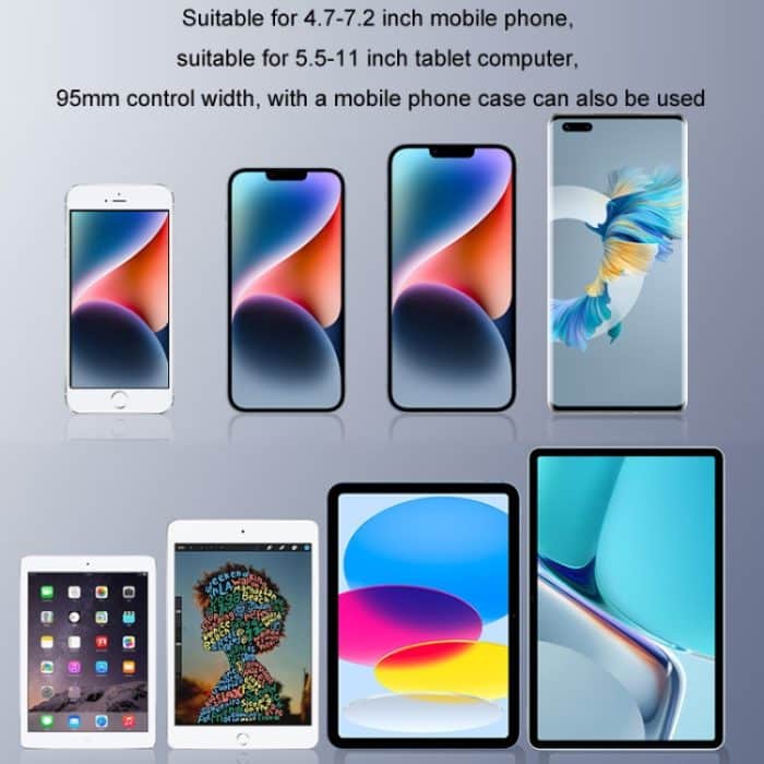 Auto-Rücksitz, zusammenklappbar, dehnbare Kopfstütze, Tablet-Halterung, Plastic Clamp Arm, Metal Clamp Arm – Bild 7