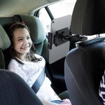 Auto-Rücksitz, zusammenklappbar, dehnbare Kopfstütze, Tablet-Halterung, Plastic Clamp Arm, Metal Clamp Arm – Bild 9