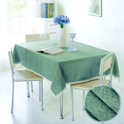 Stofftischdecken umfassen einfache Couchtischdecken, 130x130cm, 130x170cm, 110x160cm, 90x90cm