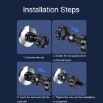 Drehbarer magnetischer Auto-Luftauslass-Handyhalter aus Aluminiumlegierung – Bild 11