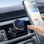 Drehbarer magnetischer Auto-Luftauslass-Handyhalter aus Aluminiumlegierung – Bild 10