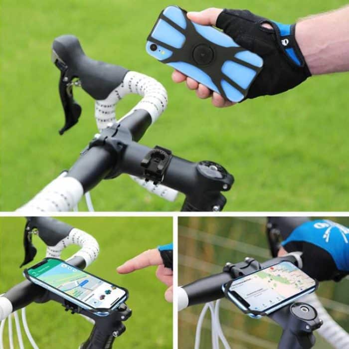 Abnehmbarer Fahrrad-Handyhalter für 4,5-7-Zoll-Telefone, Four Claws Black, Eight Claws Black – Bild 6
