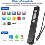2,4 GHz Multifunktionaler USB Wireless PPT Laser Page Turning Pen Elektronischer Laserpointer, K200 – Bild 4