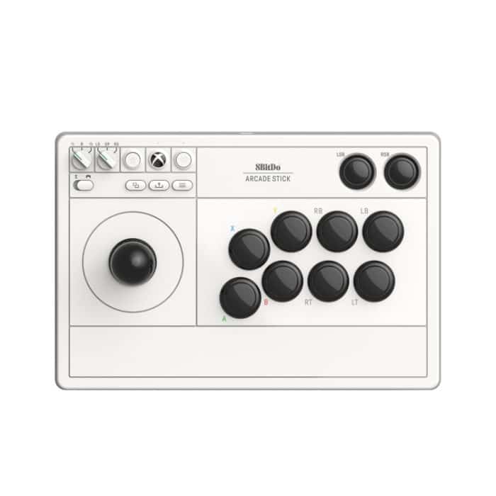 8Bitdo Wireless 2.4G Arcade Stick für Xbox Series X / S / Xbox One / Windows 10, 2.4G (White), 2.4G (Black) – Bild 1
