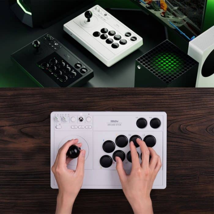 8Bitdo Wireless 2.4G Arcade Stick für Xbox Series X / S / Xbox One / Windows 10, 2.4G (White), 2.4G (Black) – Bild 11