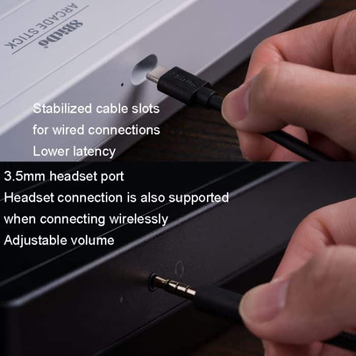 8Bitdo Wireless 2.4G Arcade Stick für Xbox Series X / S / Xbox One / Windows 10, 2.4G (White), 2.4G (Black) – Bild 5