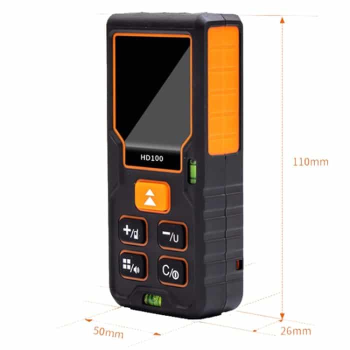 Hochpräzises Laser-Entfernungsmesser-Laserelektronik-Lineal, HILDA HD40, HILDA HD60, HILDA HD80, HILDA HD100 – Bild 4