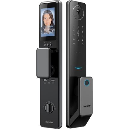 LOCSTAR S61 Vollautomatische 3D-Gesichtserkennung Tuya Wifi Smart Fingerabdrucksperre Diebstahlsichere Passwortsperre, S61 Space Gray, S61 Rose Gold