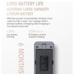 LOCSTAR S61 Vollautomatische 3D-Gesichtserkennung Tuya Wifi Smart Fingerabdrucksperre Diebstahlsichere Passwortsperre, S61 Space Gray, S61 Rose Gold – Bild 15