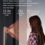 LOCSTAR S61 Vollautomatische 3D-Gesichtserkennung Tuya Wifi Smart Fingerabdrucksperre Diebstahlsichere Passwortsperre, S61 Space Gray, S61 Rose Gold – Bild 6