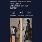 LOCSTAR S61 Vollautomatische 3D-Gesichtserkennung Tuya Wifi Smart Fingerabdrucksperre Diebstahlsichere Passwortsperre, S61 Space Gray, S61 Rose Gold – Bild 9