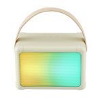 Tragbarer RGB-Lichteffekt-Bluetooth-Lautsprecher für Zuhause, Mini-Karaoke-Audio, Speaker, Single Microphone+Speaker, Dual Microphone+Speaker