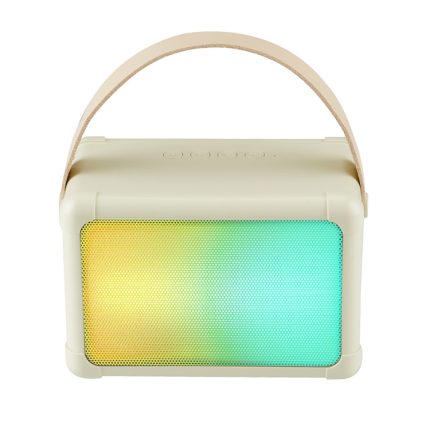 Tragbarer RGB-Lichteffekt-Bluetooth-Lautsprecher für Zuhause, Mini-Karaoke-Audio, Speaker, Single Microphone+Speaker, Dual Microphone+Speaker