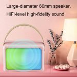 Tragbarer RGB-Lichteffekt-Bluetooth-Lautsprecher für Zuhause, Mini-Karaoke-Audio, Speaker, Single Microphone+Speaker, Dual Microphone+Speaker – Bild 5