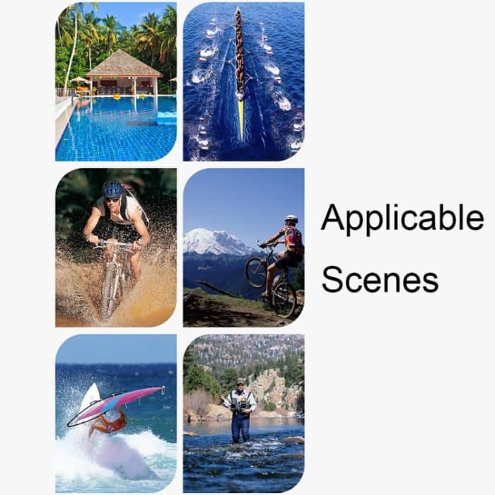 2L Outdoor Transluzente wasserdichte Tasche Strand Rafting Schwimmtasche, without Strap, with Strap – Bild 9