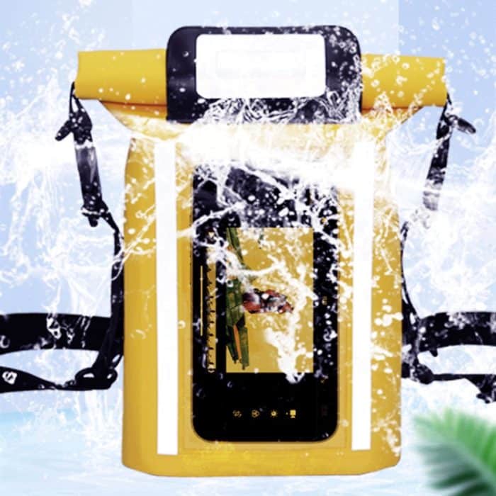 Schwimmen Touchscreen Handy wasserdichte Tasche Fahrrad wasserdichte Vorderlichttasche – Bild 2