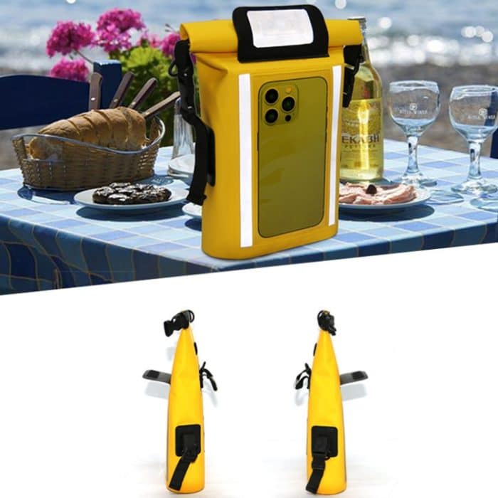 Schwimmen Touchscreen Handy wasserdichte Tasche Fahrrad wasserdichte Vorderlichttasche – Bild 8
