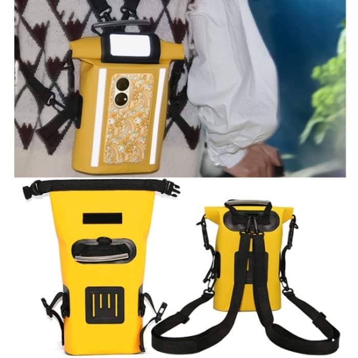 Schwimmen Touchscreen Handy wasserdichte Tasche Fahrrad wasserdichte Vorderlichttasche – Bild 9