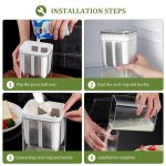 Joghurtfilter, hausgemachter Joghurt, Bohnen-Curry, Milchabscheider, wasserabgelassener Filter – Bild 11