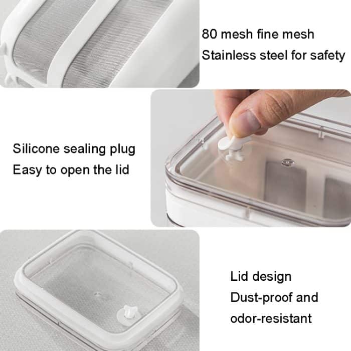 Joghurtfilter, hausgemachter Joghurt, Bohnen-Curry, Milchabscheider, wasserabgelassener Filter – Bild 3